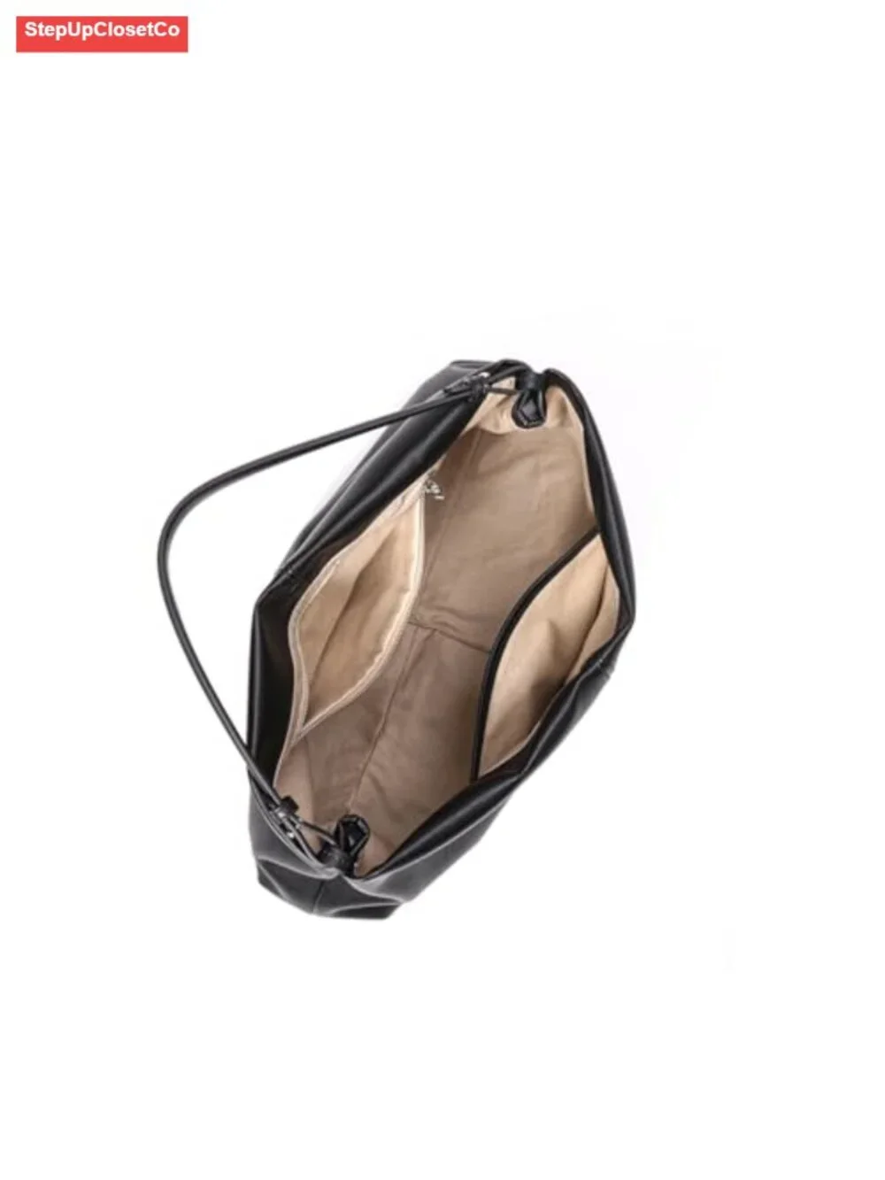 Minimalist Soft Leather Tote Bag Shoulder Purse with Adjustable Strap for Work
